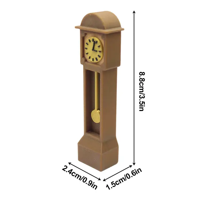 Horloge miniature pour maison de poupée