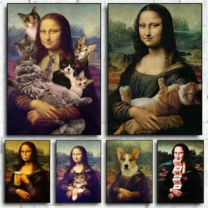 Mona Lisa – images murales amusantes