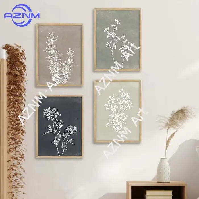 Peinture décorative de style bohème simple