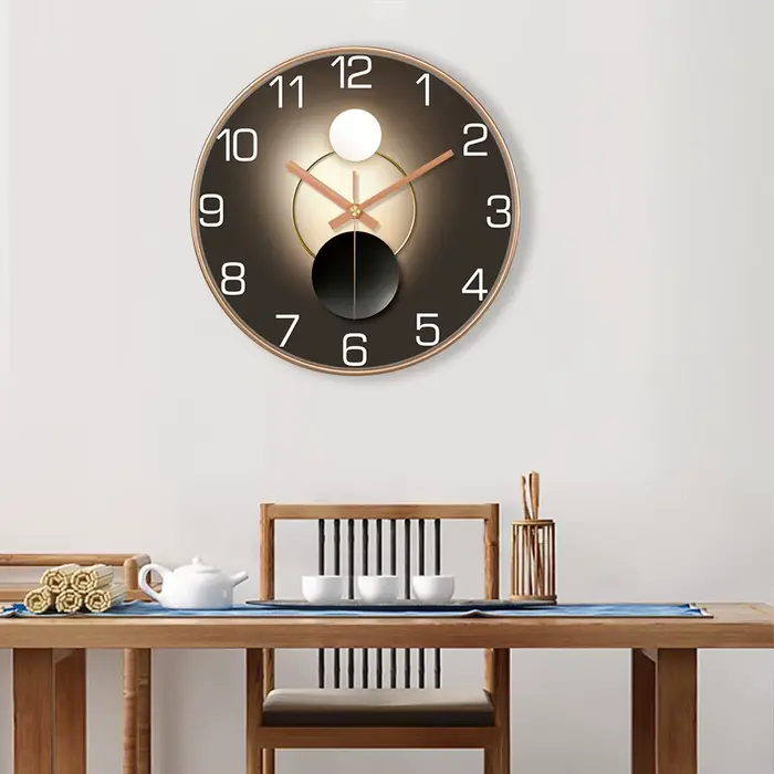 Horloge murale géométrique artistique