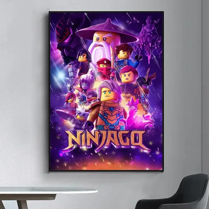 Cool L-LEGOs dessin animé n-ninjago affiche fantaisie