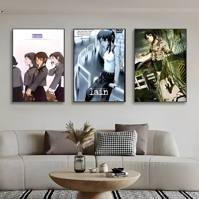 Affiche psychologique Cyberpunk de Serial Experiments Lain