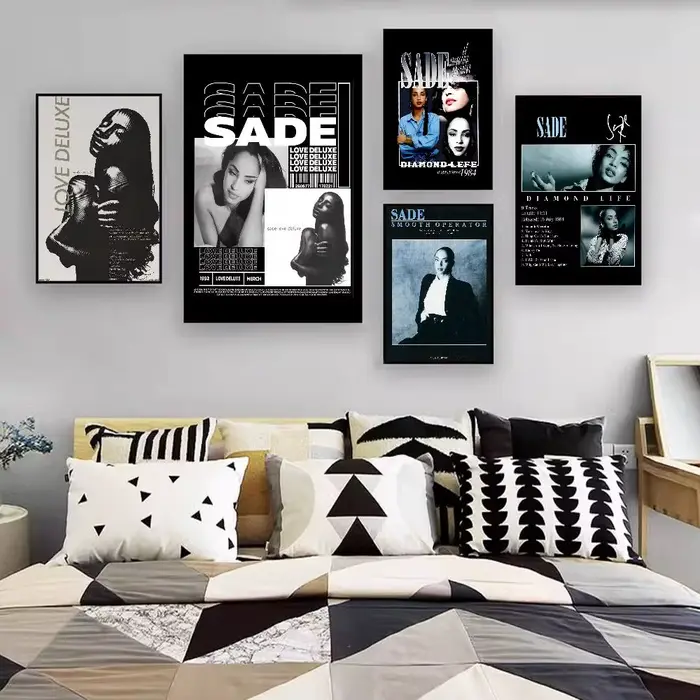 Affiches collantes de film Singer Sade