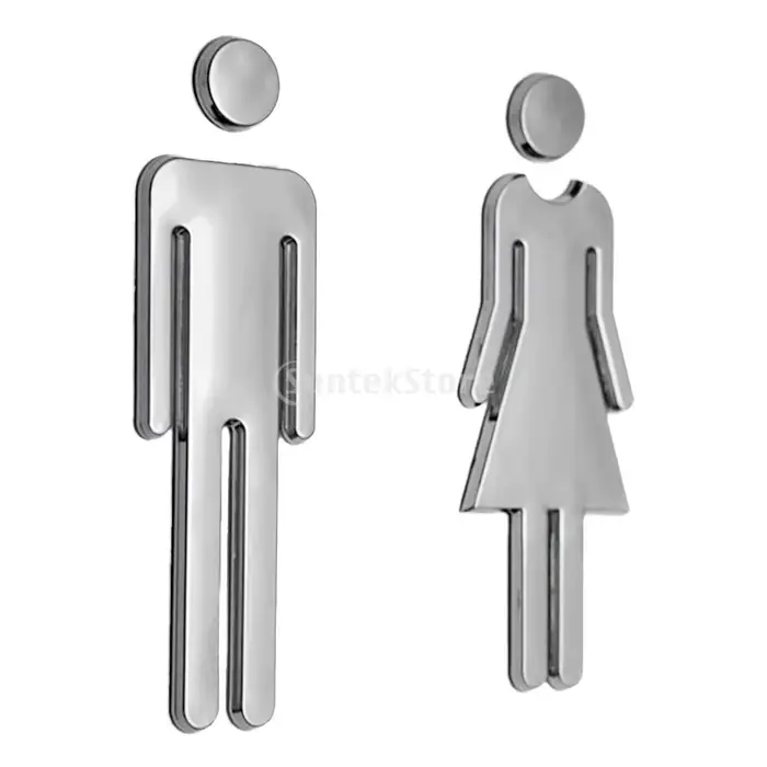 Autocollant de toilette pour homme et femme