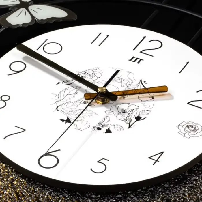 Horloges murales modernes, horloge murale d'art de luxe, décoration de salon, mécanisme silencieux élégant, ornements esthétiques pour la maison