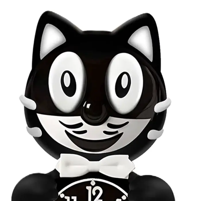 Horloge classique chat mignon avec pendule à queue pivotante
