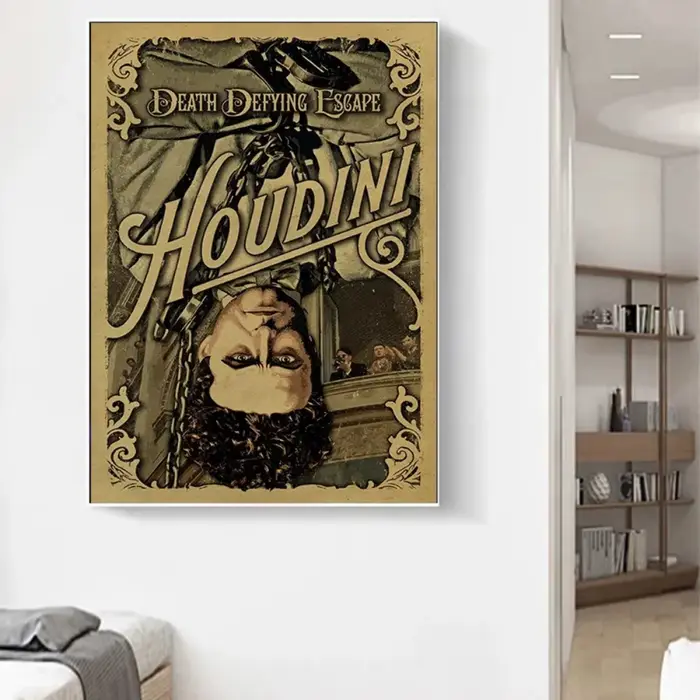 Affiche Vintage Harry Houdini