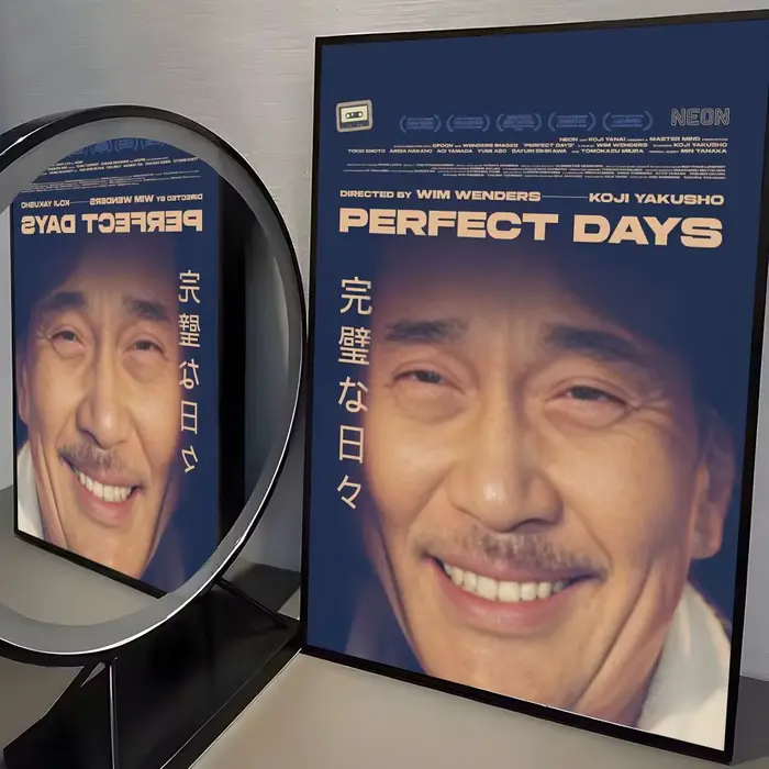 Affiche de film The P-Perfect Days, autocollant mural moderne en papier PP, décoratif minimaliste po