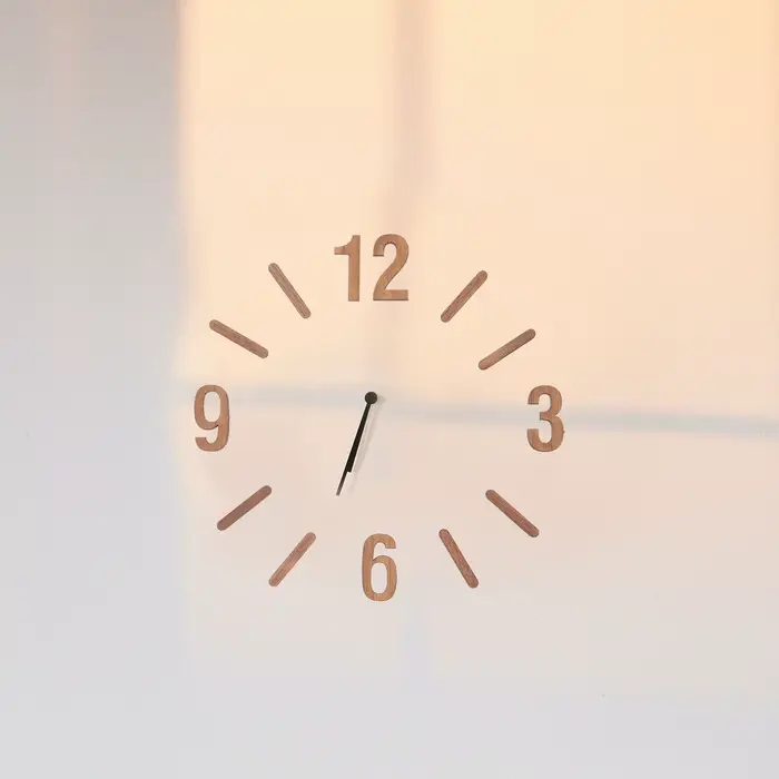 Kit de numéros d'horloge en bois