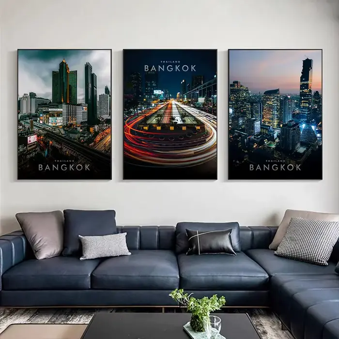 Affiches sur toile de ville de Thaïlande et de Bangkok
