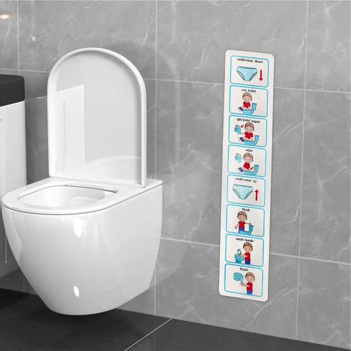 Formation à la propreté calendrier visuel tableau des toilettes