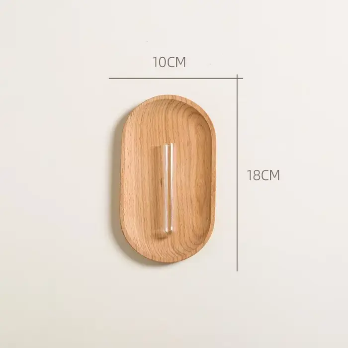 Vase mural européen en bois, Pots de plantes, décoration de salon, arrière-plan mural suspendu, Arra