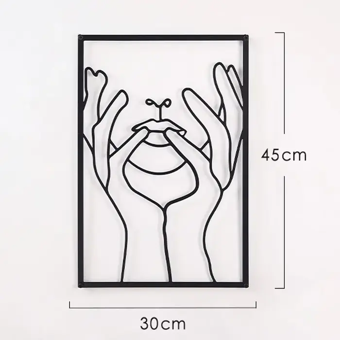 Art mural abstrait pour fille nue unique, peinture minimaliste moderne, décor de salon, salon de cha