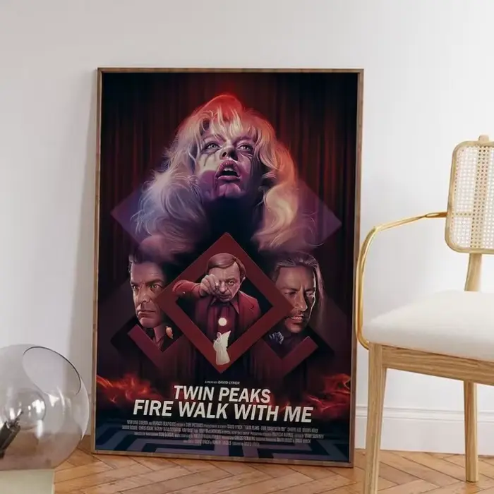 Affiche de film classique vintage Twin Peaks