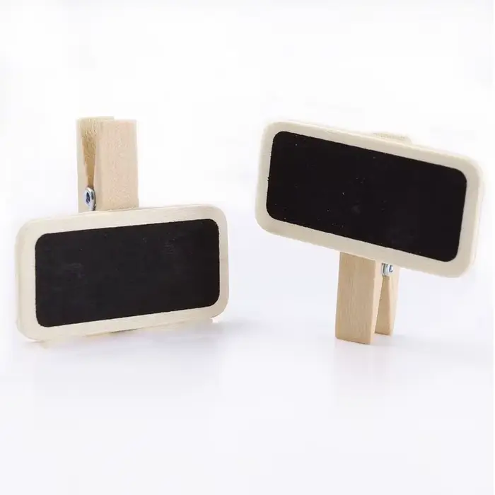 Mini tableau noir en bois pour messages