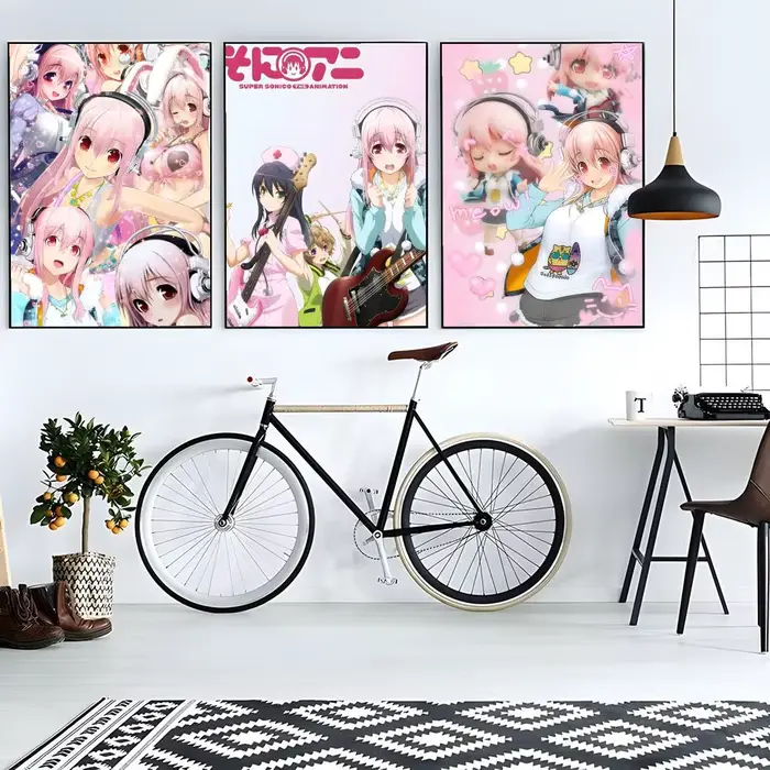 S-Super S-Sonico – affiche murale imprimée