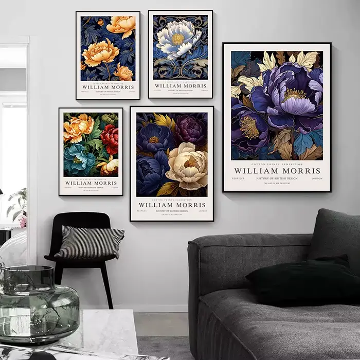 Affiche d'art abstrait William Morris