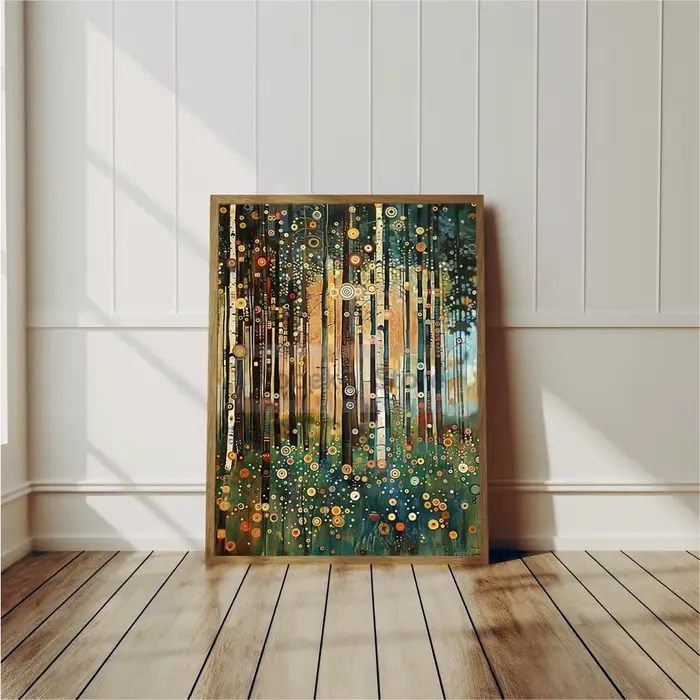 Affiches de jardin de ferme Gustav Klimt