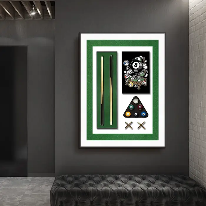 Convient aux peintures décoratives pour salles de billard