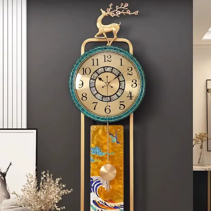 Horloge murale industrielle européenne moderne salon bureau Art
