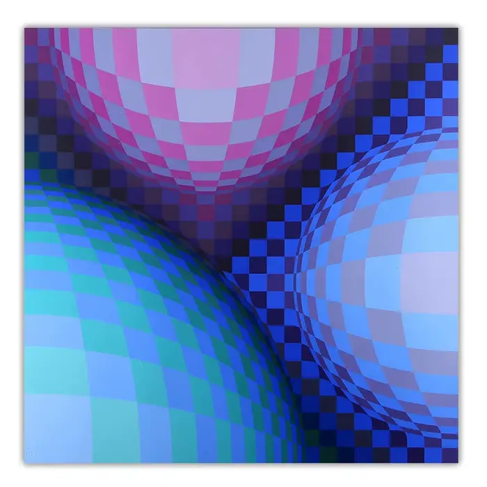 Victor Vasarely optique visuel Art toile peinture à l'huile esthétique photo œuvre