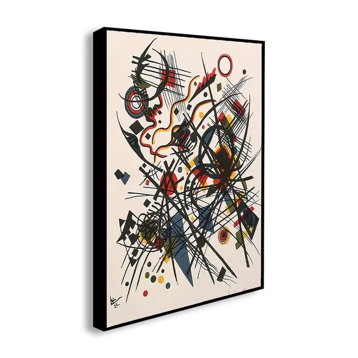 Wassily Kandinsky affiche toile mur Art impression murale abstraite peinture décorative moderne décor à la maison cadeau pour amis sans cadre