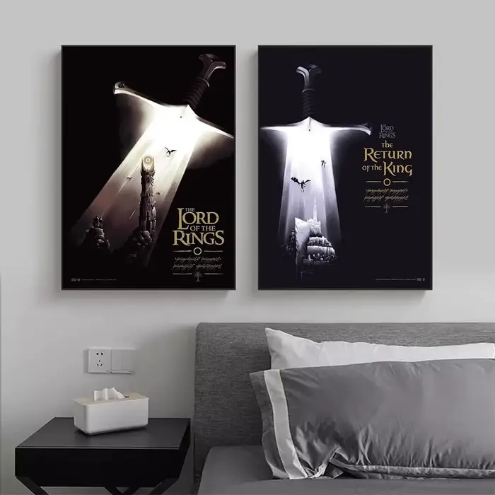 Affiche de film classique noir Vintage