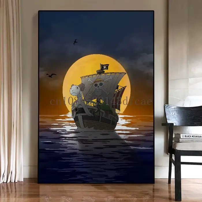 Affiche une pièce de dessin animé Ship One