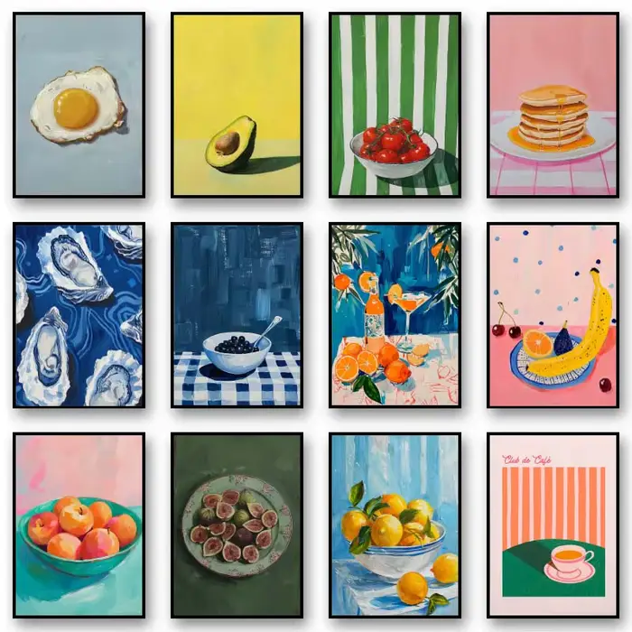 Affiches et imprimés Vintage pour salle à manger