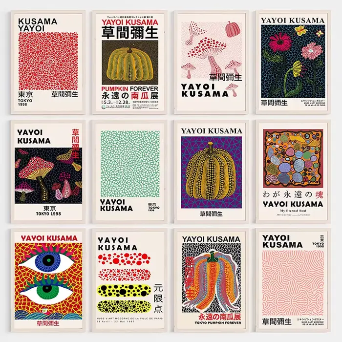 Yayoi Kusama – peinture sur toile