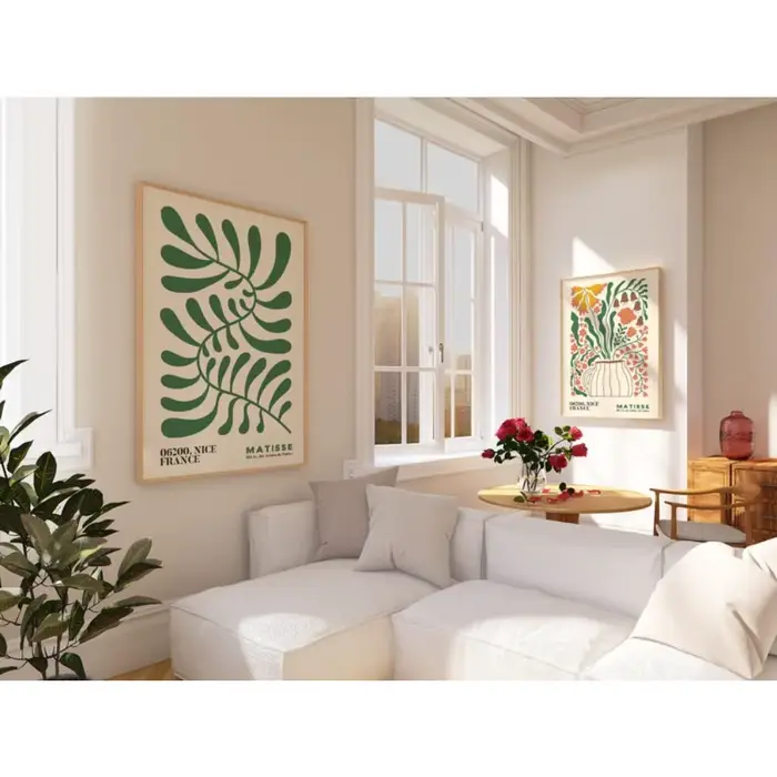 2 fleurs Matisse sans cadre