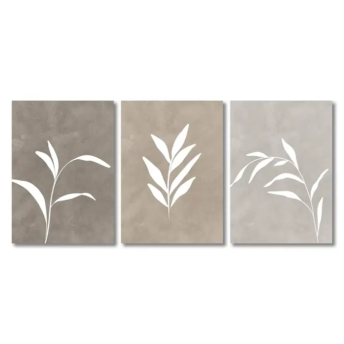 Affiches murales de décoration artistique, tons chauds, cadeaux créatifs pour la maison, 3 pièces, n