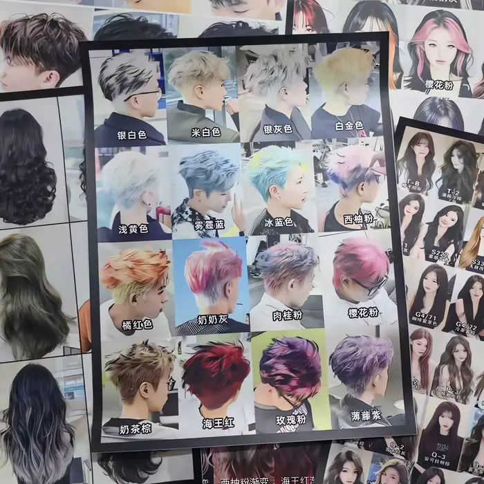 Affiche tendance pour coiffeuse