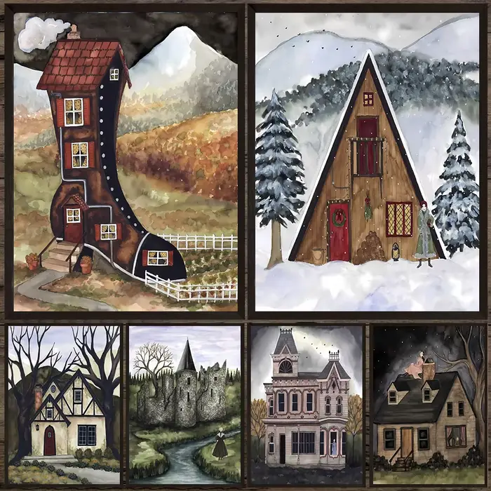 Maisons de pays, châteaux et églises