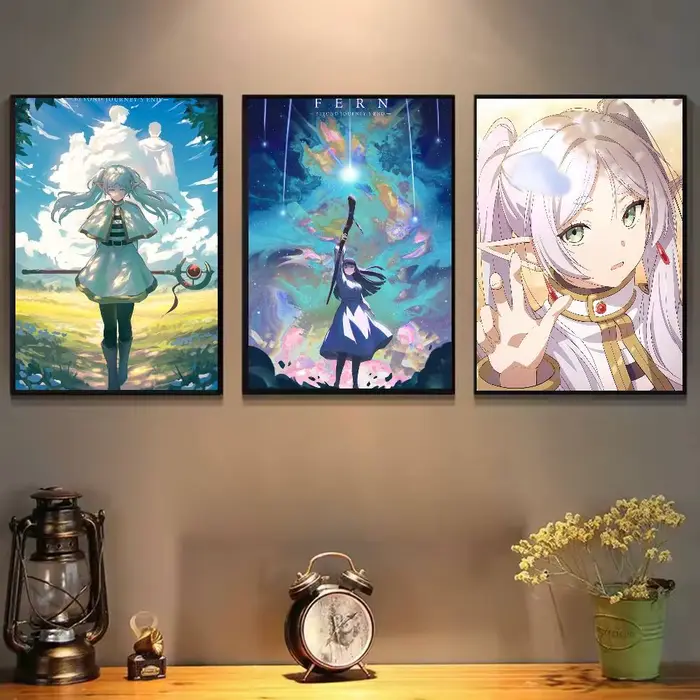 Affiche de dessin animé f-freren au-delà des voyages fin-mt