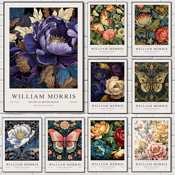 Affiche d'art abstrait William Morris