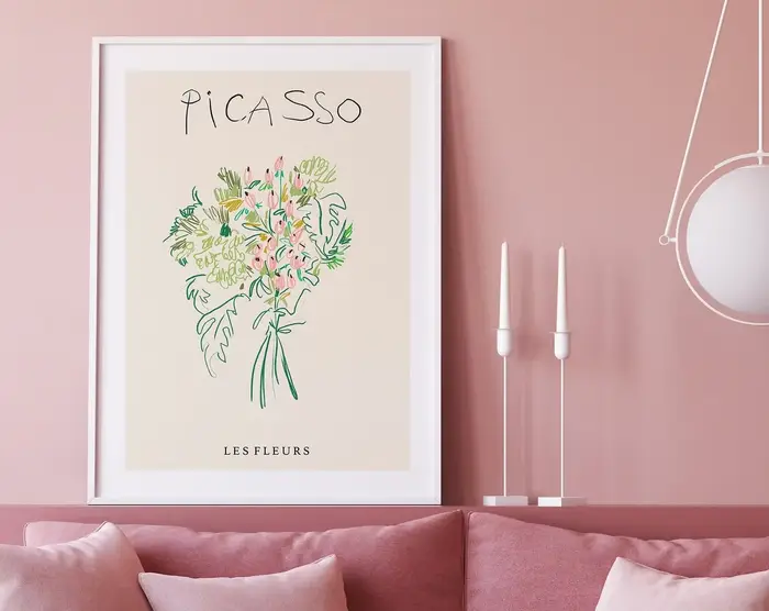 Affiche et imprimés de fleurs abstraites Matisse