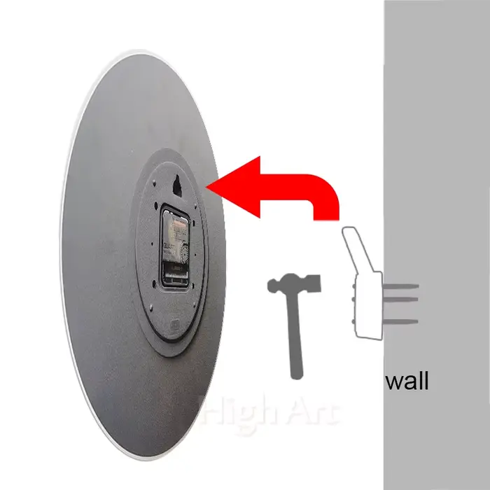 [Personnalisé] horloge murale Photo personnalisée-12 "14"