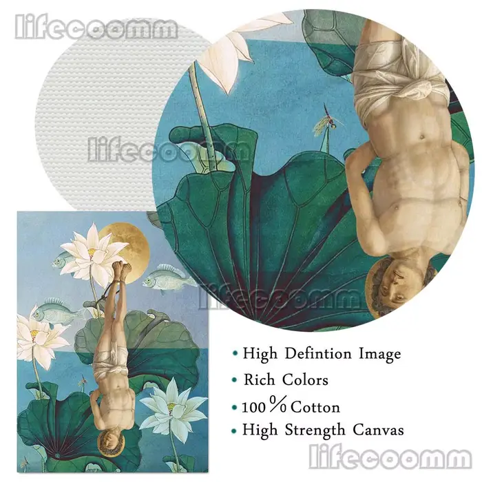 Toile d'art mural abstrait Saint