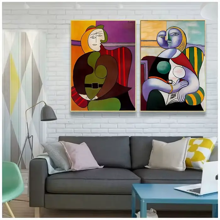 Affiche de collection d'œuvres d'art célèbres de Picasso