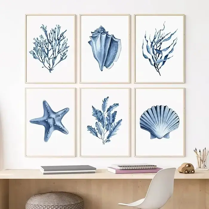 Affiches imprimées en corail