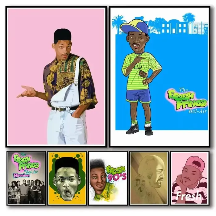 Peinture sur toile fantaisie du Prince de Bel-Air