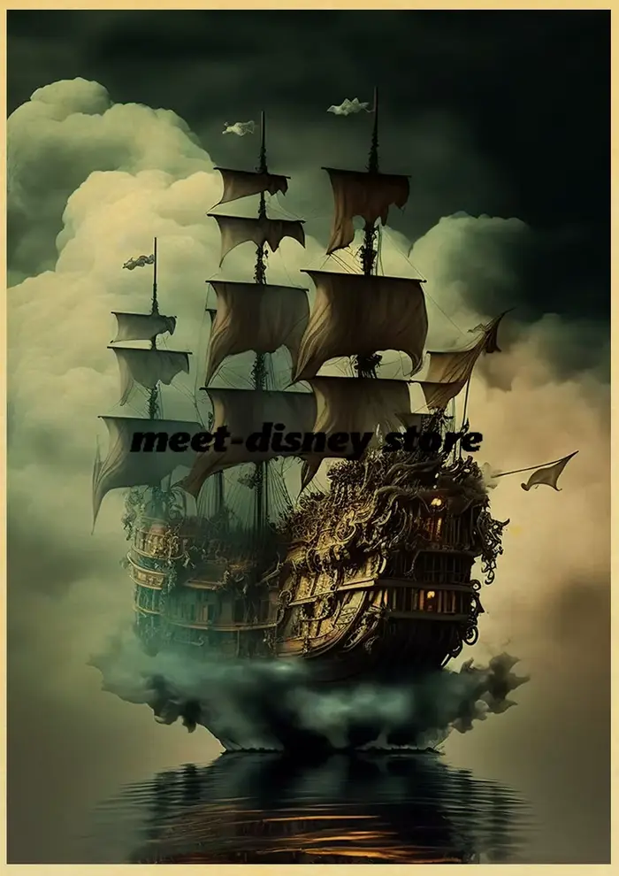 Affiches de bateau Pirate