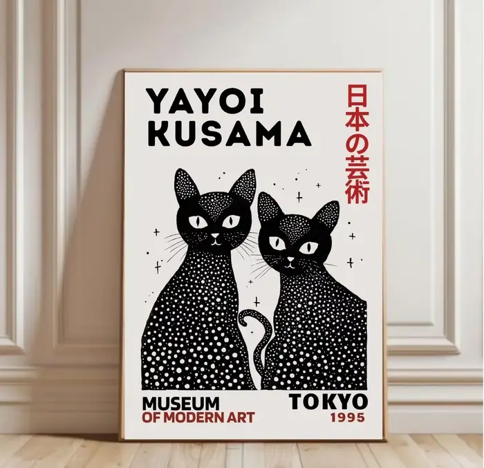 Impression d'art mural Yayoi Kusama