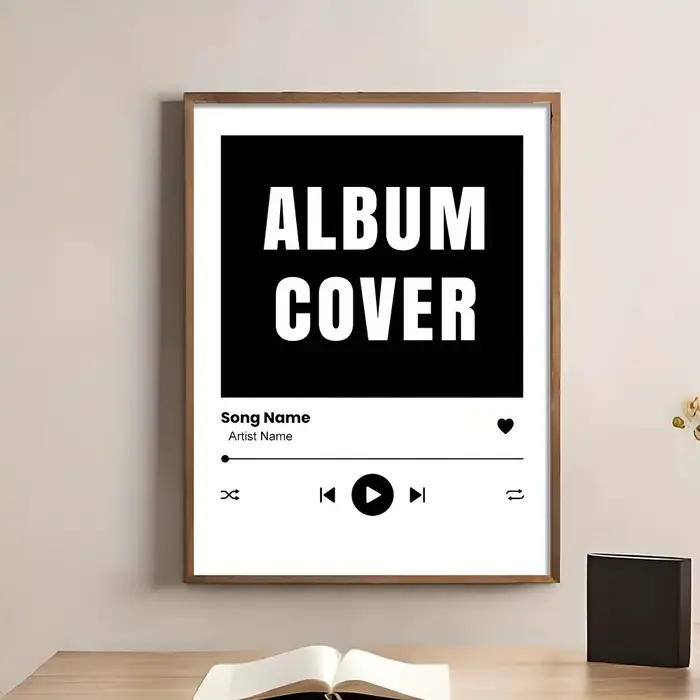 Affiche de chanson personnalisée