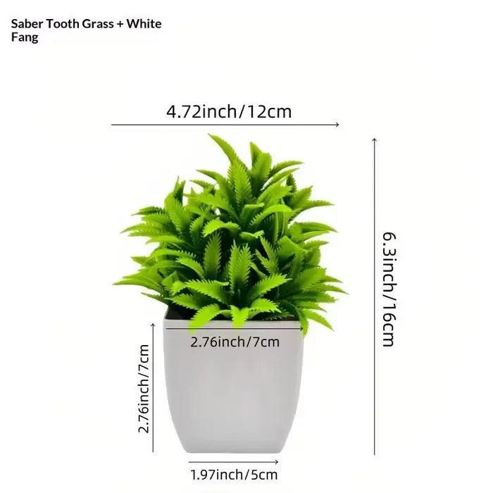 Plantes artificielles en pot avec feuillage réaliste et sans entretien, parfaites pour la décoration