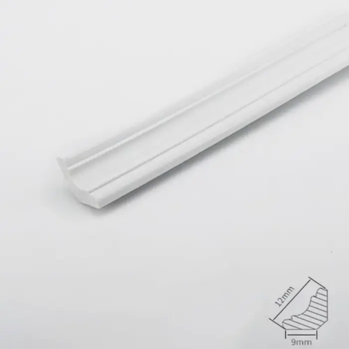 Bordure murale décorative fonctionnelle en PVC 3D, adhérence robuste, longueur de 1 mètre, adaptée à