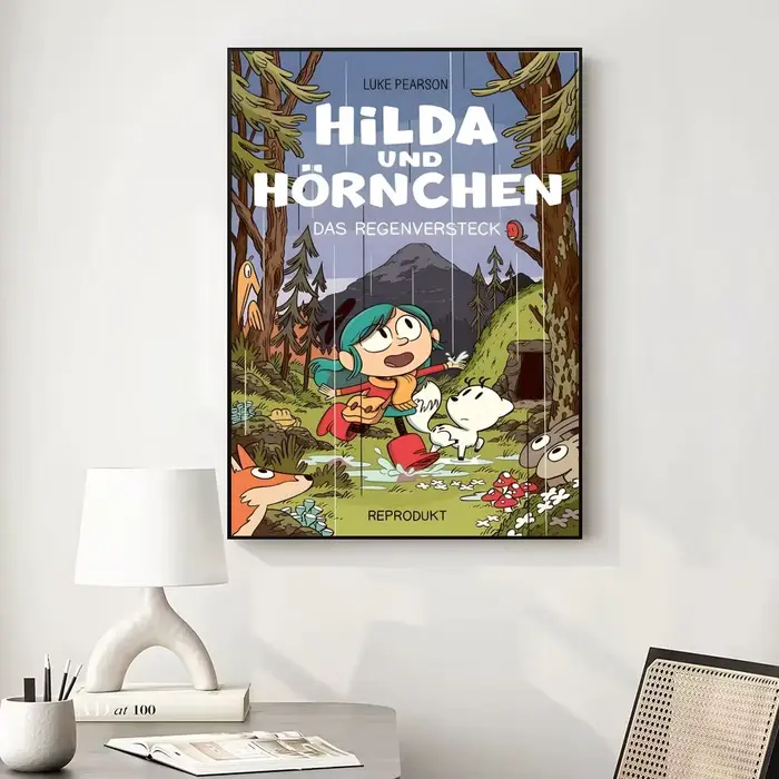 Affiches d'art graffiti Animation H-Hilda