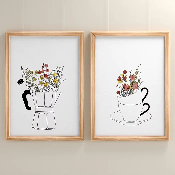 Toile de peinture pour amoureux du café