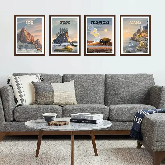 Affiches murales des parcs nationaux du monde